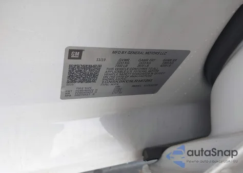 2020 Chevrolet Tahoe 4Wd Lt из США, поврежденный, VIN 1GNSKBKC5LR187281